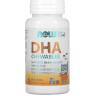Рыбий жир для детей NOW FOODS DHA, 100 мг - 60 капсул NS29516